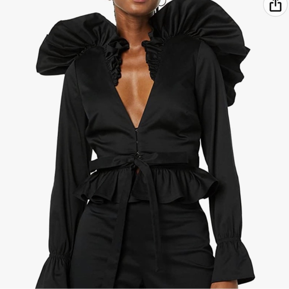Made the cut white blouse